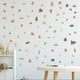 thumbnail image 2 of CHAO Uds. Pegatinas de PVC, pegatinas de pared de Color café con piedra esmerilada, calcomanías murales para dormitorio, sala de estar, pared de TV, 2 of 5
