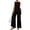 Black, variant on PRETTYGARDEN Women's Two Piece Matching Lounge Sets Asymmetrical Split Tank Tops Wide Leg Pants Summer Outfits Tracksuit