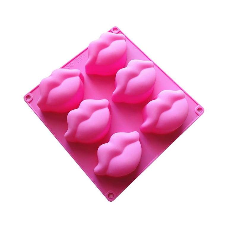  Midnadiy Kiss Rose Silicone Molds Gift Set - 2 Pcs Valentines  Day Candle Molds, 3D Lips Flower Resin Molds for Soaps, Ice Cubes, Crafts,  Gifts and Home Decor