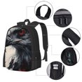thumbnail image 4 of Daiia Red Black Ink Style Bald Eagle Backpack for Men and Women -Durable Backpack Large Capacity, Water-Resistant Bag with Adjustable Straps and Laptop Compartment, 4 of 9