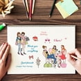 thumbnail image 4 of DIY Ladies Silicone Clear Stamps Friendship Transparent Stamps for Birthday Valentine's Day Cards Making DIY Scrapbooking Photo Album Decoration Paper Craft DIY, 4 of 8