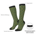 thumbnail image 4 of Logiee Yellow Floral Print Gift Stocking Stuffers,Adult Stockings,Novelty Socks,Funny Socks Birthday Running Walking Sleeping, 4 of 6