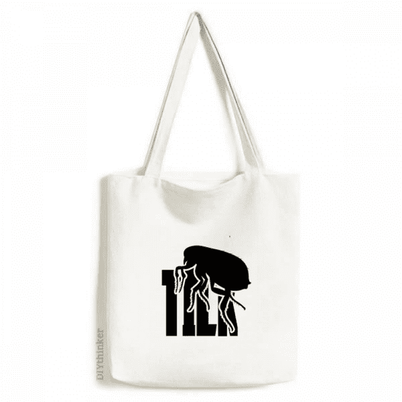 Insect Fear Animal Ticks Tote Canvas Bag Shopping Satchel Casual Handbag