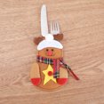 thumbnail image 3 of Billuyoard 1/3/6 Uds. Adornos navideños muñeco de nieve cocina vajilla titular bolsa fiesta regalo ornamento adornos navideños para la del Type4 NO4, 3 of 6