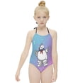 thumbnail image 3 of Ghostbusters Stay Puft Children's One-piece Swimwear Halterneck Swimsuit Summer Beach Girl's Bathing Suits Breathable Beachwear, 3 of 7