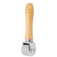 thumbnail image 1 of Leather Edge Creaser, Leather Tools, Stainless Steel Flatter Wooden Handle For Leather Working Professional Use Beginner General Purpose, 1 of 8