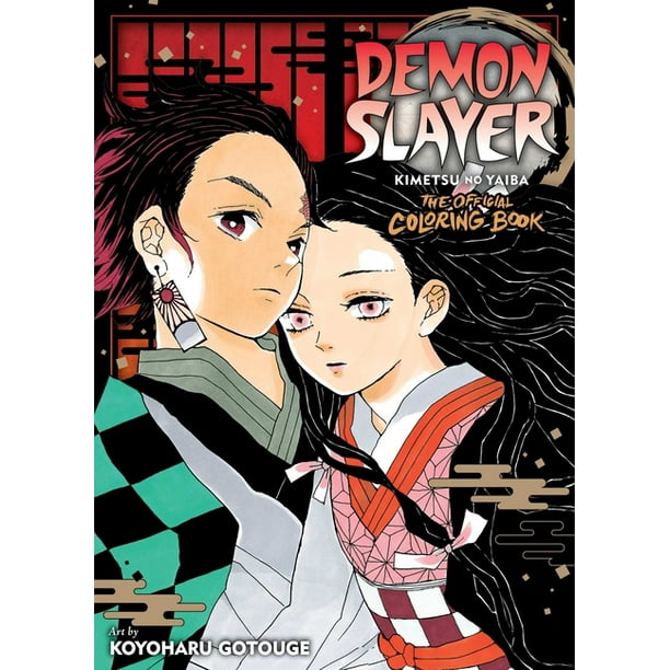 demon slayer kimetsu no yaiba the official coloring book paperback walmart com