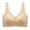 Beige, variant on XFLWAM Sports Bra Gather Underwear Soft Back Smoothing Bra Full Cover Anti Sagging Push Up Lift Bras Breathable