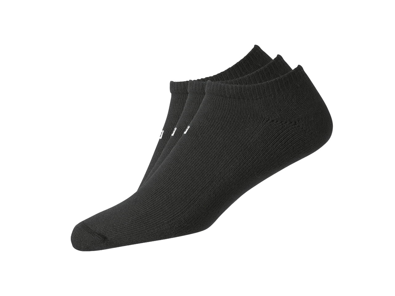 NEW FootJoy ComfortSof Men's Low Cut Black Socks (3 pair)