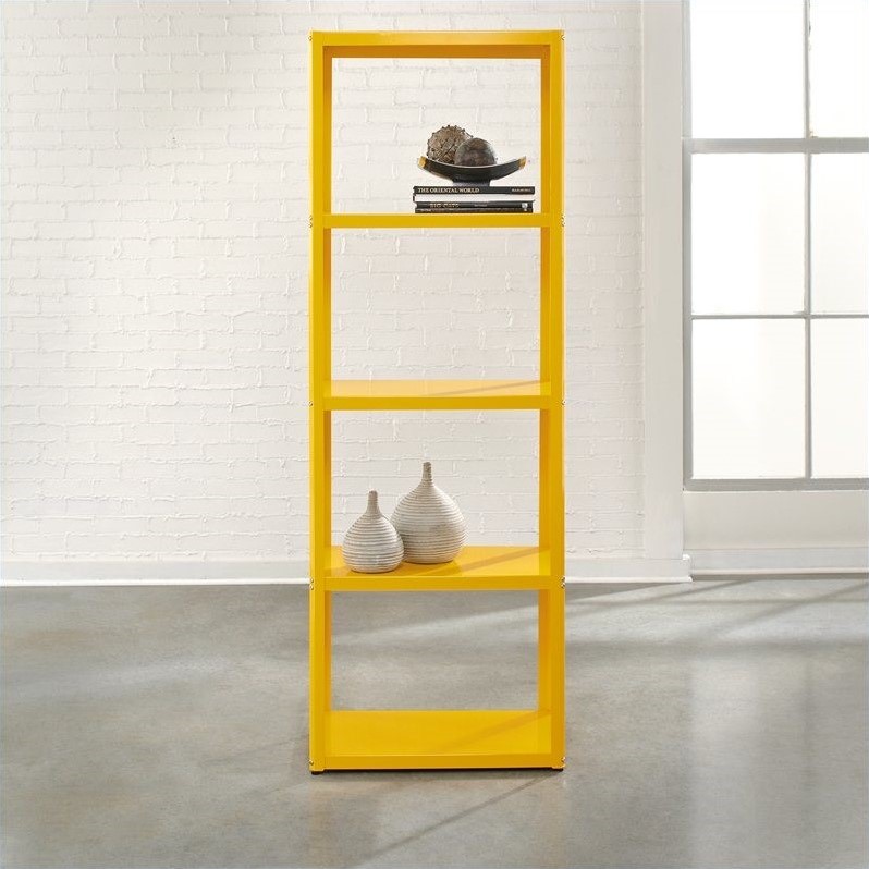 Sauder Soft Modern Tower Bookcase, Multiple Colors