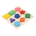 thumbnail image 4 of Juguete para niños Niños divertidos Rompecabezas de madera con forma de geometría de madera Anggrek Otros, 4 of 8