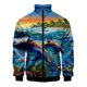 thumbnail image 2 of Chaqueta con estampado 3D de delfines, bonita chaqueta con gráficos de organismos marinos para hombres y niños, ropa divertida de moda, chaqueta de invierno, tops para mujer, 2 of 5