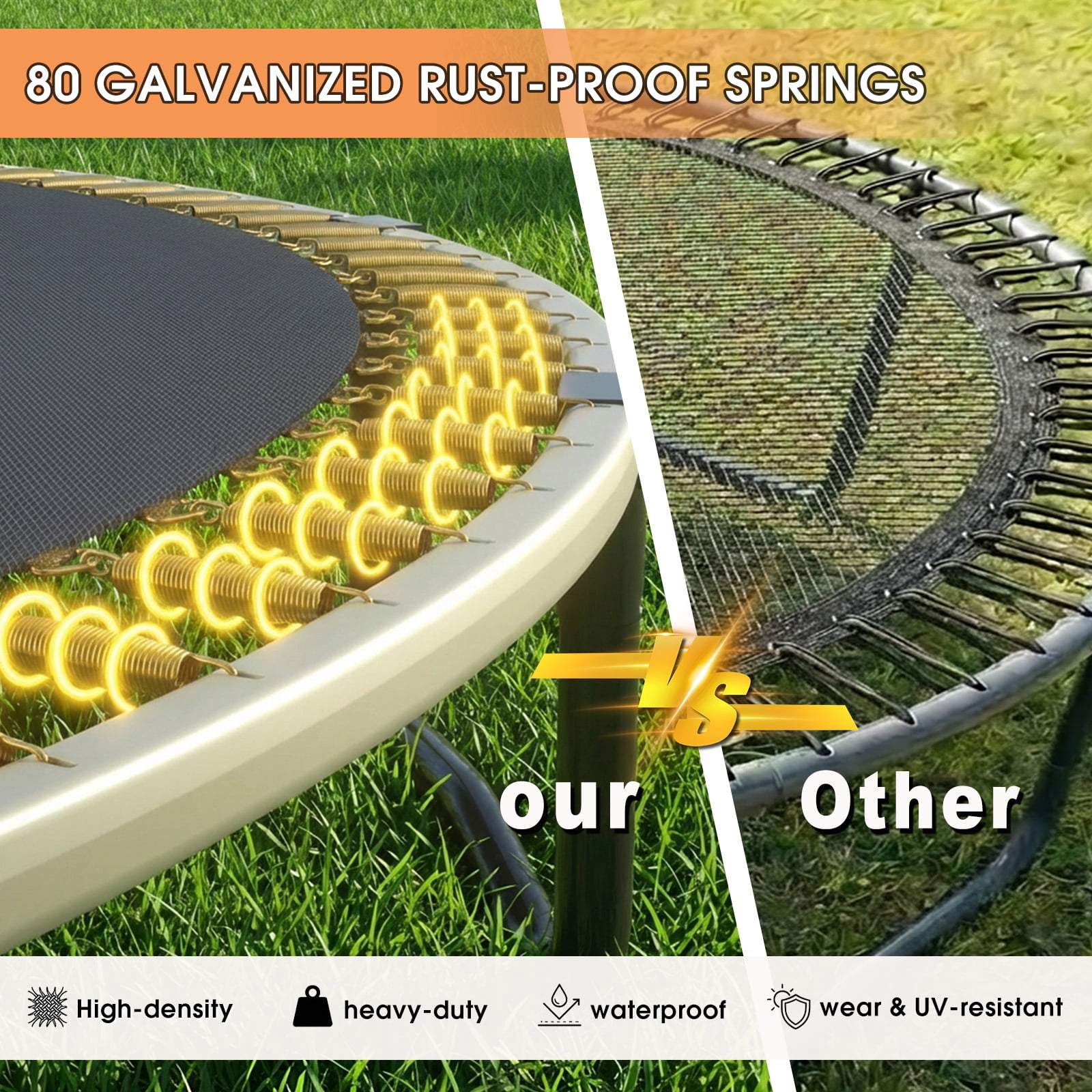 Lumeavetra Outdoor Trampoline for Kids & Adults with Anti-Rust Coating, Safety Enclosure Net, Basketball Hoop, Sprinkler & Ladder, Heavy-Duty Trampolne, Ideal Gift for Boys & Girls Birthday