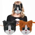 thumbnail image 1 of Xihbxyly Máscara de Gato, Accesorio de Plástico para Fiesta de Halloween, Diseño Único, Cómoda, Ideal para Festivales, Ideal para Halloween, Navidad y Fiestas Temáticas, Unisex, Talla Única., 1 of 5