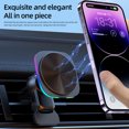 thumbnail image 3 of Cargador inalámbrico para automóvil Cargador de automóvil magnético de 15 W con luz LED para iPhone 12/13/14, 3 of 9