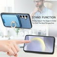 thumbnail image 5 of Allytech Samsung Galaxy A54 5G Case, Detachable Magnetic Wallet Case with Card Holder & Ring Stand, Support Car Mount, Premium PU Leather Shockproof Durable Protective Slim Case Cover - Blue, 5 of 10