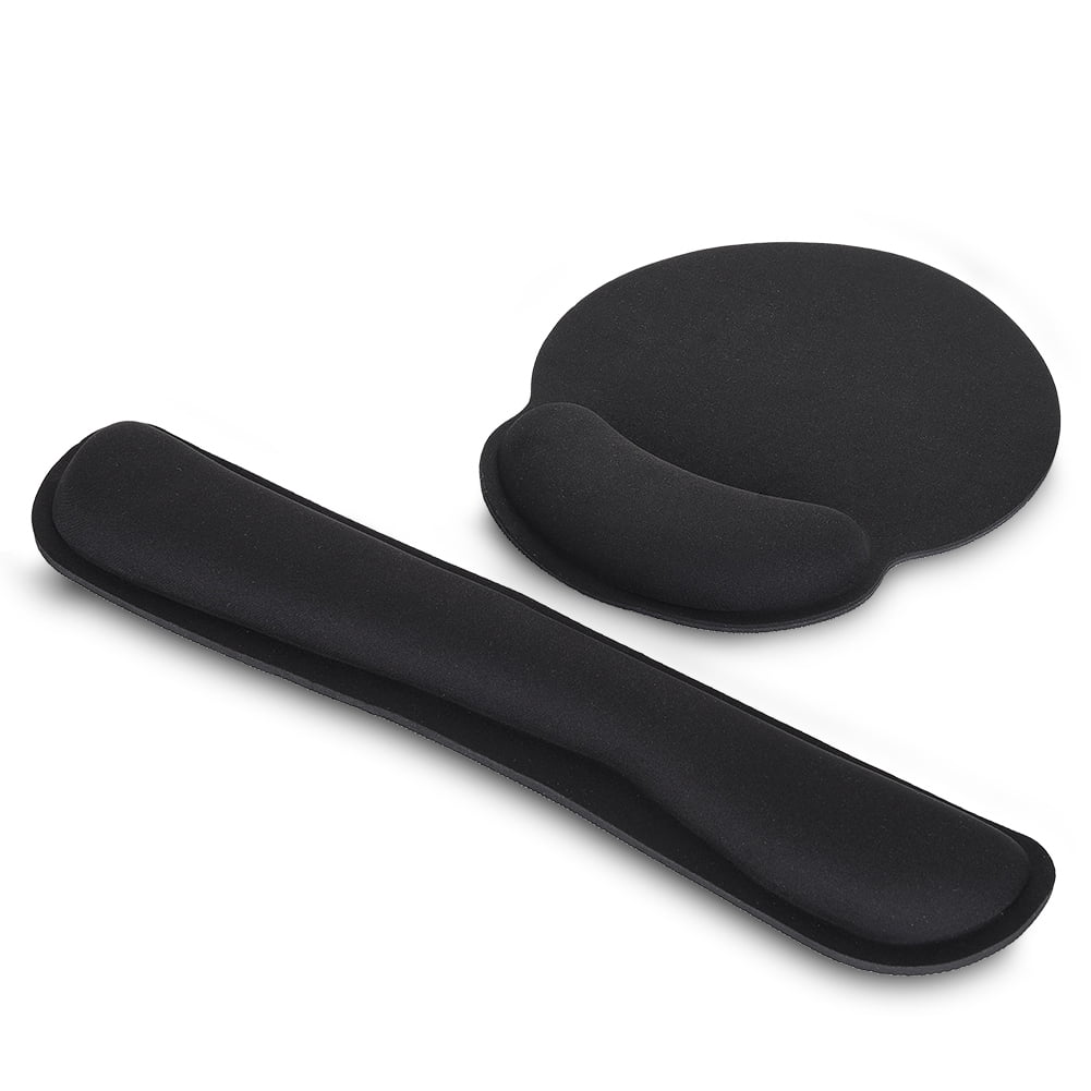 2in1 Memory Foam Wrist Rest Pad Keyboard Mouse Support Cushion