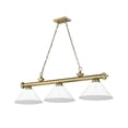 thumbnail image 7 of 2306-3BP-PWH-Z-Lite-Cordon - 3 Light Billiard In Traditional and Classical Style-14.5 Inches Tall and 14 Inches Wide, 7 of 7