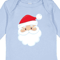 thumbnail image 4 of Inktastic Santa Claus, Smiling Santa, Red Hat, White Beard Boys or Girls Long Sleeve Baby Bodysuit, 4 of 5