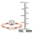 thumbnail image 2 of SuperJeweler 1/2 Carat Rose Cut Diamond Solitaire Ring In 14 Karat Rose Gold For Women, 2 of 6
