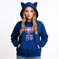 thumbnail image 3 of pop Huntrix Print Cat Ears Hoodie with De-mon Sweatshirt Huntrix Movie Fashion Streetwear Long Sleeve Print Soft Sweatshirt XL, 3 of 4