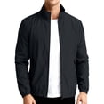 thumbnail image 2 of Garbnen Unisex UPF 50+ Sun Protection Jacket Full Zip Quick Dry Rash Gaurd Lightweight Camping Going Out Sun Shirts with Zipper Pockets for Men and Women Black M, 2 of 5