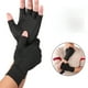 thumbnail image 4 of Deporte Interior Fibra De Cobre Fitness Enfermería Presión Guantes De Medio Dedo Entrenamiento De Rehabilitación ArtritisNegro M, 4 of 14