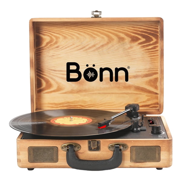 Tocadiscos Bluetooth Tipo Maletín Portátil Bonn cafe