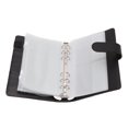 thumbnail image 4 of A6 Budget Binder Envelope Notebook Hand Book Bag Pocket Loose Leafbook Zipper Bag Clip Pu Leather Leafleaf Mini Envelope, 4 of 8