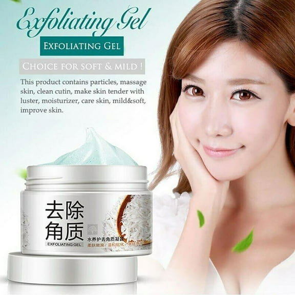 HYLLai Rice Extract Exfoliating Face Cream – Gently Refines Pores, Brightens Skin & Boosts Hydration, 140g