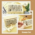 thumbnail image 2 of CUITING English Alphabet Stamp Stamps Small Scrapbook Postage Student, 2 of 8