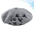 thumbnail image 2 of CATIEBYE Painter Hat Grey Lightweight Warm Winter Hat Comfortable Outdoor Accessory for Men and Women, 2 of 5