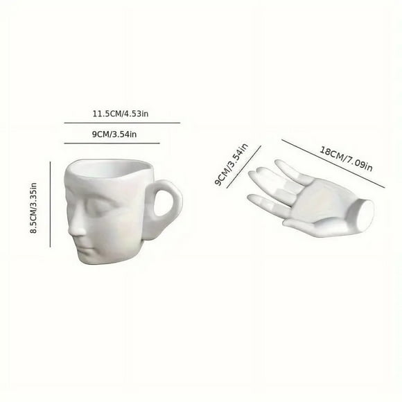 Ceramic Coffee Mug,Unique Coffee Mugs Ceramic Top Coffee Mug with Plates and Spoon Coffee Mug Set,Coffee Mug Gift Set,Coffee Mugs Set