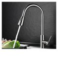 thumbnail image 1 of Kitchen Faucets Silver Single Handle Pull Out Kitchen Tap Single Hole Handle Swivel 360 Degree Water Mixer Tap Mixer Tap ,Effortless Installation, 1 of 7