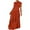 Orange, variant on Hvot&aat Women's Casual Sleeveless Maxi Dresses Pleated High Waisted Tailored Fit Dress Solid Color Ruffle Flowy Sundress