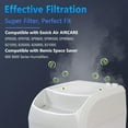 thumbnail image 2 of 1043 Super Humidifier Wick Filter (2 Pack) Replacement for Essick Air AIRCARE EP9500, EP9700, EP9800, EP9R500, EP9R800, 821000, 826000, 826800, 831000 Bemis Space Saver 800 8000 Humidifiers, 2 of 5