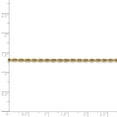 thumbnail image 5 of 14k Yellow Gold 2.25mm Diamond Cut Quadruple Rope Chain Lobster Clasp 30", 5 of 5