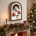 thumbnail image 4 of 2026 Christmas Indoor Decoration Vintage Christmas Wooden Framed Sign. Arched Frame Xmas Wall Art. Tabletop Hanging Purpose Decor For Holiday Indoor Home Party Ornament, 4 of 6