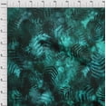 thumbnail image 4 of oneOone Silk Tabby Dark Green Fabric Tropical Watercolor Diy Clothing Quilting Fabric Print Fabric By Yard 42 Inch Wide, 4 of 4