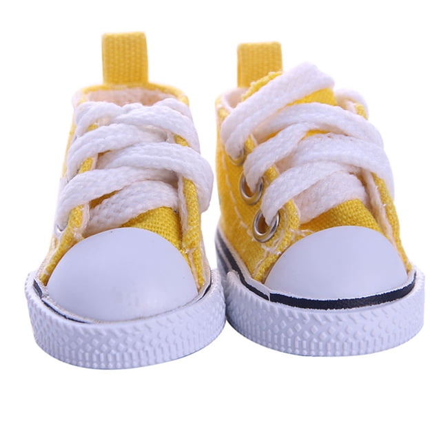 Zapatos de lona para muñecas de 14 pulgadas para muñecas, zapatillas, accesorios para muñecas, regalo perfecto para niñas.