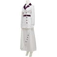thumbnail image 2 of Titanic Rose Dress Rose Dewitt Bukater Purple Stripes Dress Outfuit for Women, 2 of 6