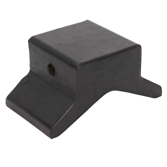 4in Universal Black Rubber Bow Stop Professional Boat V Block for Yachts Trailers Caravans