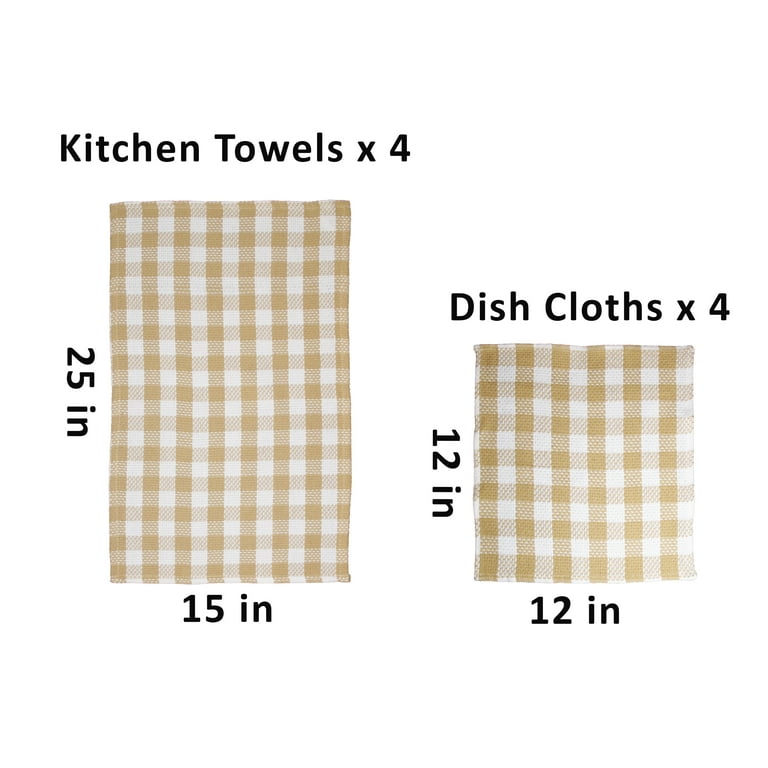 Brown Buffalo Check Kitchen Towel