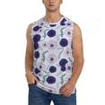 thumbnail image 2 of Picia Daisies Flowers mens Cotton Tank Undershirts , Moisture-wicking Ribbed Tanks, Lightweight Cotton Tank Undershirts-X-Large, 2 of 8