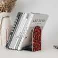 thumbnail image 4 of Pofeuu Tomatoes And Chili Print Large Bookend Hold Heavy Books- Wood Bookends for Heavy Books Heavy Duty Book Ends Wood Bookends for Office Desk Non-Skid, 4 of 7