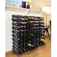 thumbnail image 2 of Sorbus Wine Rack Free Standing Floor Stand - Racks Hold 100 Bottles of Your Favorite Wine - Large Capacity Elegant Wine Storage for Any Bar, Wine Cellar, Kitchen, Dining Room, etc, 2 of 5