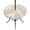 Cream, White, Beige, variant on Round Outdoor Tablecloth with Umbrella Hole and Zipper, Burgundy Leaves Tablecloth with Elastic Waterproof, Summer Farmhouse Botanical Leaf Branch Patio Table Covers for 55" - 60" Picnic Pool Tables