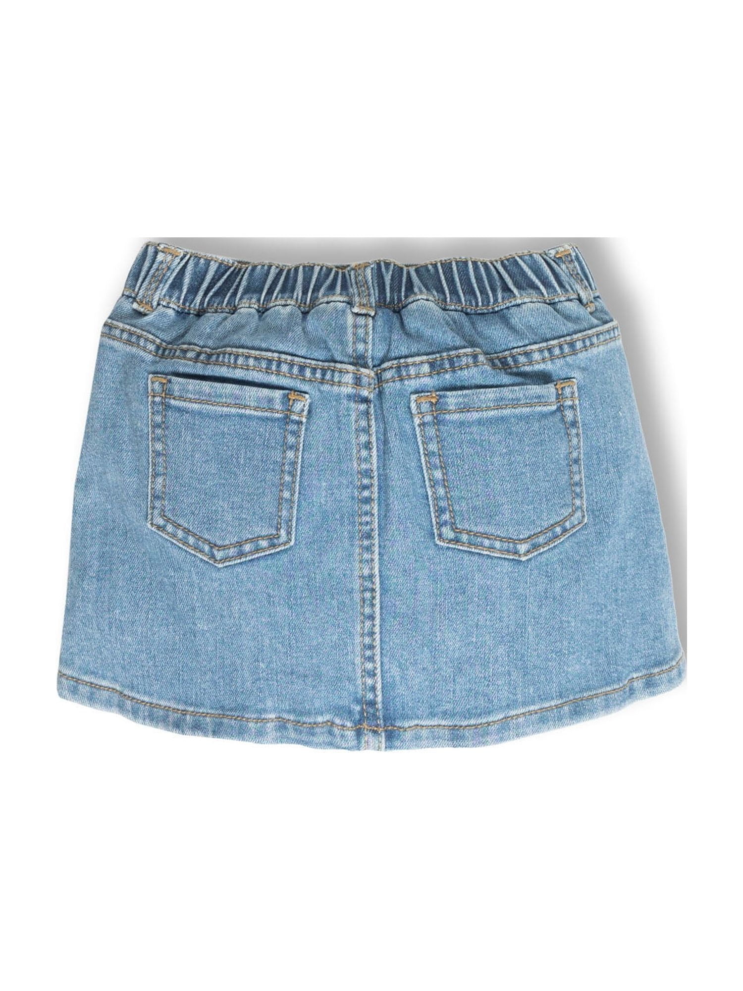 Wonder Nation Toddler Girl Denim Skort, Sizes 12 Months - 5T