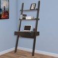 thumbnail image 5 of Benzara BM172239 Ladder Desk With One Drawer, Cappuccino, 5 of 5