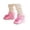 2-Pink, variant on OOOUM Baby Booties Newborn Cozy Knit First Walkers Flower Soft Sole Infant Shoes,CN:One Size